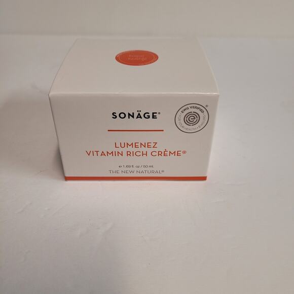 Sonage Lumenez Vitamin Rich Creme NEW in Box Full Size 1.69 oz EWG Verified - Picture 2 of 10